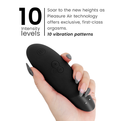 Womanizer Enhance – Pleasure Air et vibrations – Noir – vue produit 20