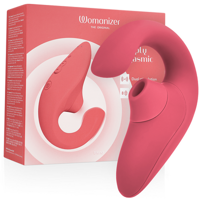 Womanizer Blend – Vibromasseur rabbit Pleasure Air – Rose – vue produit 23