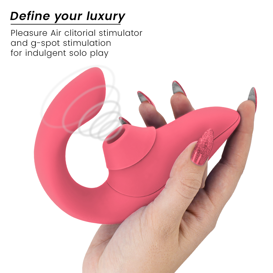 Womanizer Blend – Vibromasseur rabbit Pleasure Air – Rose – vue produit 25