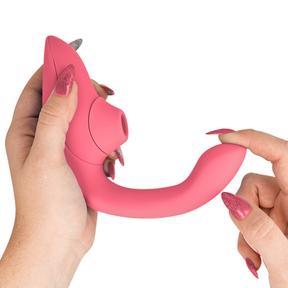 Womanizer Blend – Vibromasseur rabbit Pleasure Air – Rose – vue produit 26