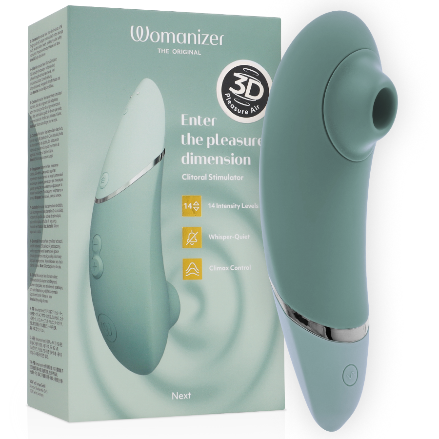 Womanizer Next vert sauge, stimulateur clitoridien 3D