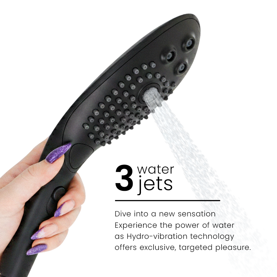 Womanizer Wave – Pommeau de douche stimulant – Noir – vue produit 10