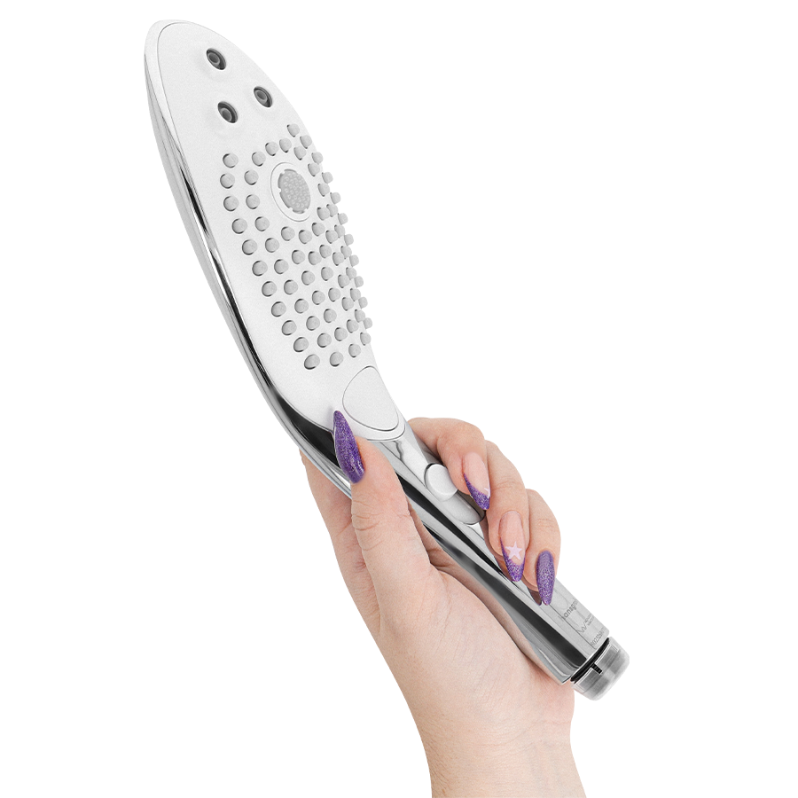 Womanizer Wave – Pommeau de douche stimulant – Chrome – vue produit 24