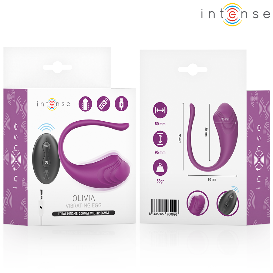Intense Olivia – Œuf vibrant télécommandé – vue 3