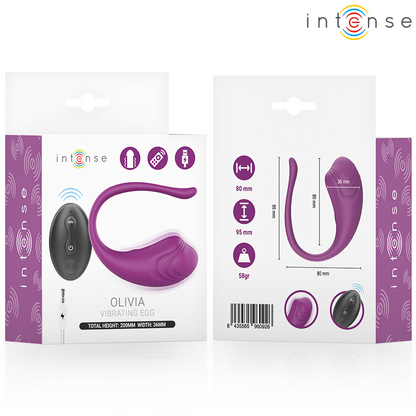 Intense Olivia – Œuf vibrant télécommandé – vue 3