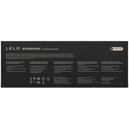 LELO Boomerang – Vibromasseur double extrémité – vue produit 5