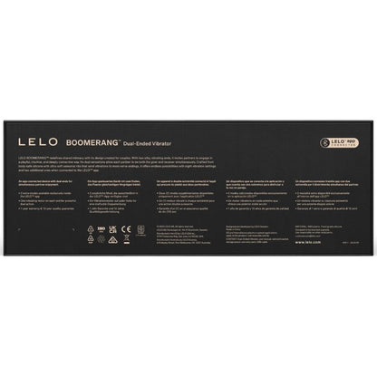 LELO Boomerang – Vibromasseur double extrémité – vue produit 10