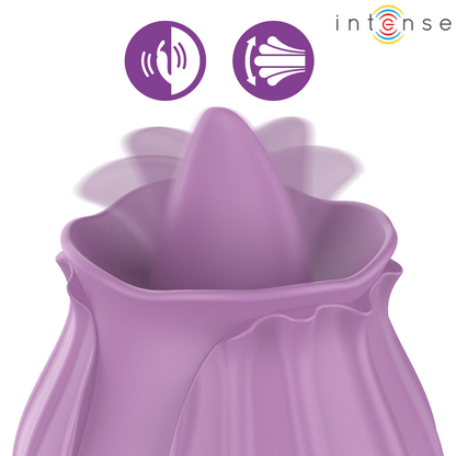Intense Azalea – Stimulateur clitoridien floral violet – vue produit 2