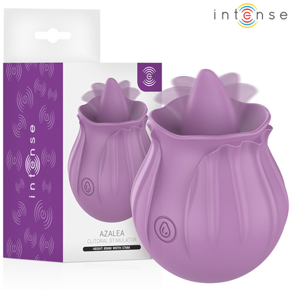 Intense Azalea – Stimulateur clitoridien floral violet – vue produit 1
