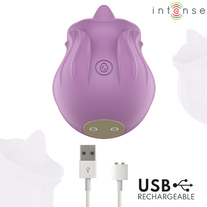 Intense Azalea – Stimulateur clitoridien floral violet – vue produit 5