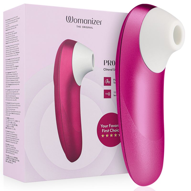 Womanizer Pro rose, stimulateur clitoridien Pleasure Air