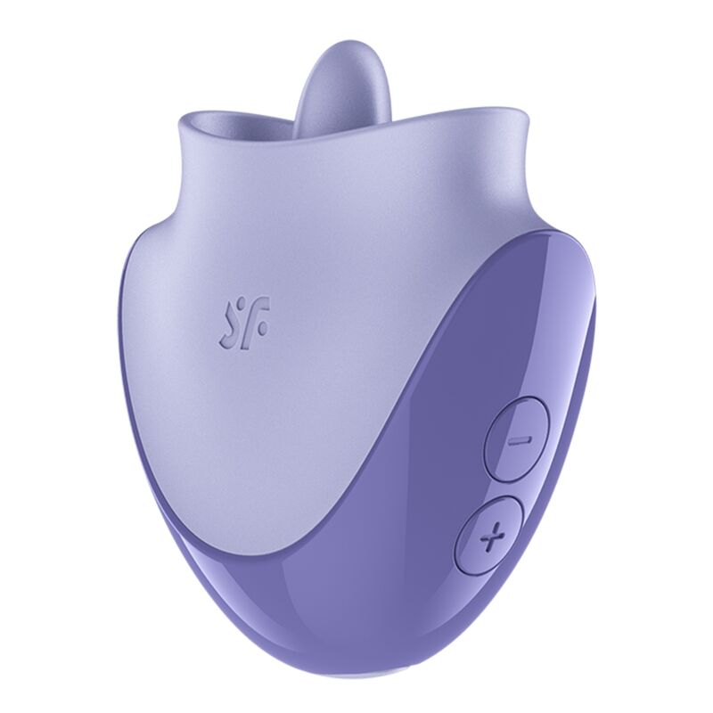 Satisfyer Tongue Dancer — Stimulateur clitoridien lilas — vue officielle 1