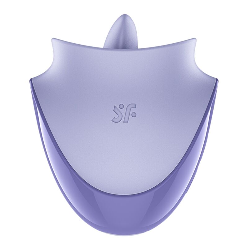 Satisfyer Tongue Dancer — Stimulateur clitoridien lilas — vue officielle 2