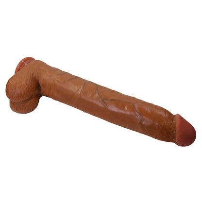Pretty Love — Dany godemichet flexible réaliste avec ventouse 36 cm Ø 5,6 cm marron — vue officielle 3
