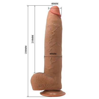 Pretty Love — Evander godemichet réaliste flexible avec ventouse 23 cm Ø 4,9 cm — vue officielle 4