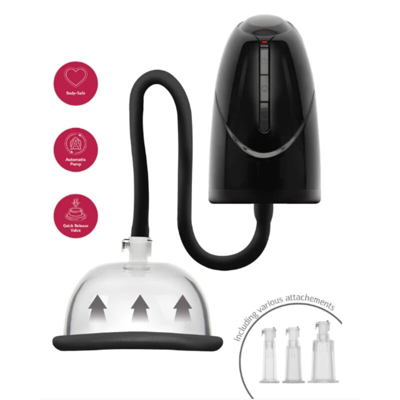 She.E.O — Pompe à vide automatique pour vagin et clitoris noir — vue officielle 1