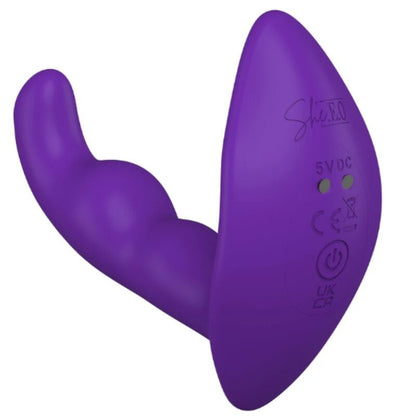 She.E.O — Stimulateur anal vibrant rotatif avec télécommande violet — vue officielle 5