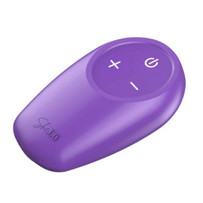 She.E.O — Stimulateur anal vibrant rotatif avec télécommande violet — vue officielle 6