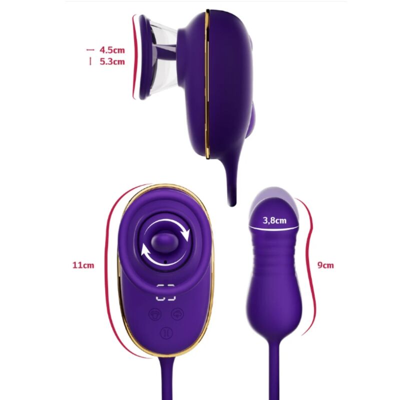 SHE.E.O – Stimulateur clitoridien et anal – vue produit 4