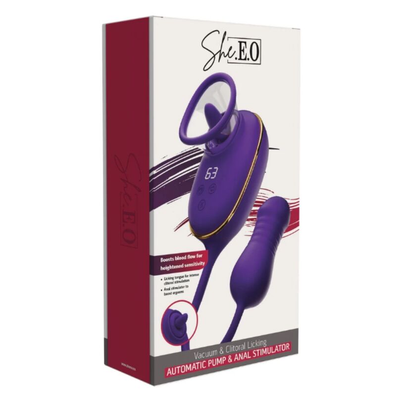 SHE.E.O – Stimulateur clitoridien et anal – vue produit 5