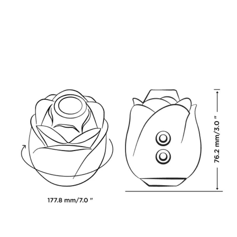 ROMP Rose 2.0 – Stimulateur clitoridien à air pulsé – vue 5