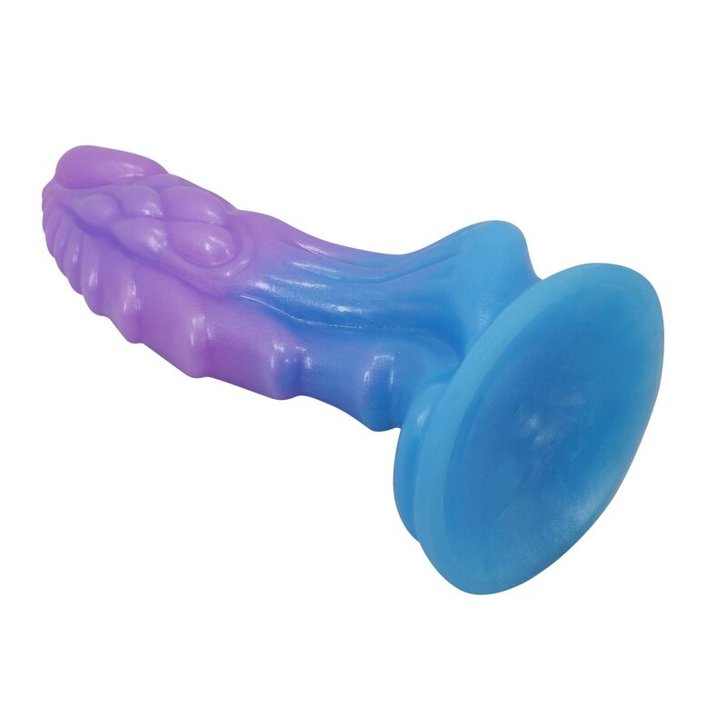 Power Monsters — Atlantiens godemichet réaliste avec ventouse 19 cm ø 5 cm bleu et violet — vue officielle 5