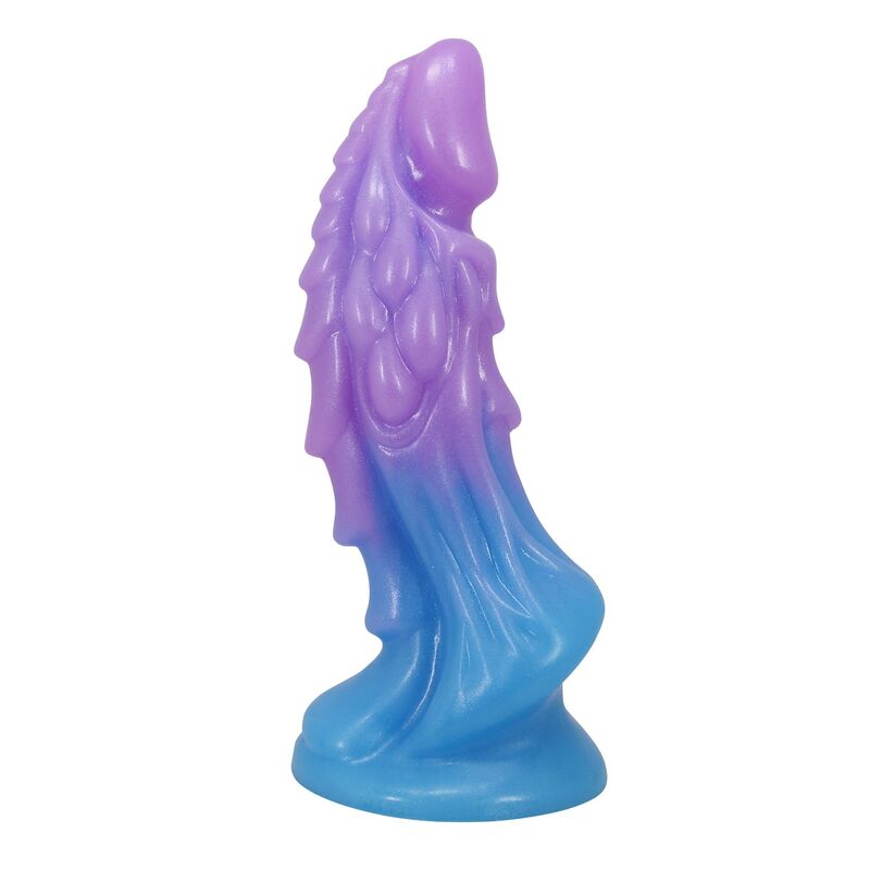 Power Monsters — Atlantiens godemichet réaliste avec ventouse 19 cm ø 5 cm bleu et violet — vue officielle 1