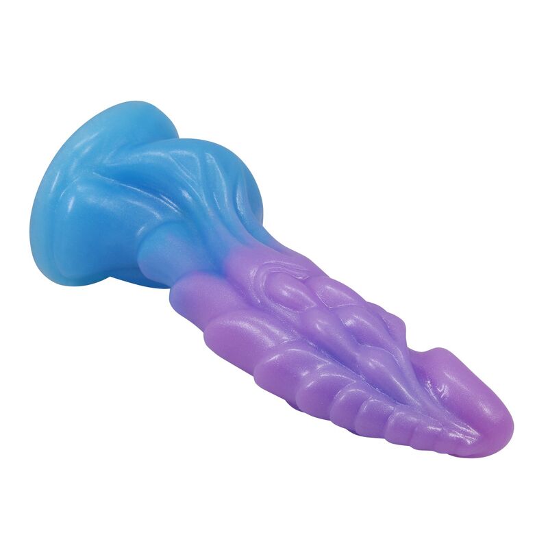 Power Monsters — Atlantiens godemichet réaliste avec ventouse 19 cm ø 5 cm bleu et violet — vue officielle 6