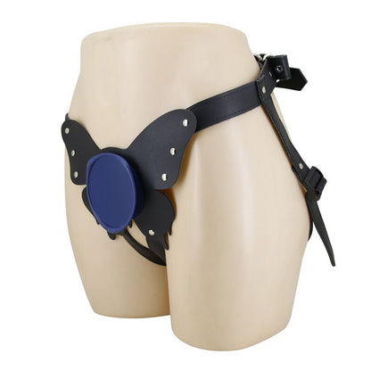 Pretty Love — Slip harnais universel à bretelles noires et bleues — vue officielle 4
