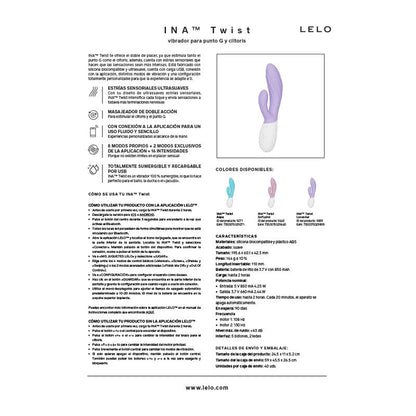 LELO Ina Twist – Vibromasseur rabbit – vue produit 14