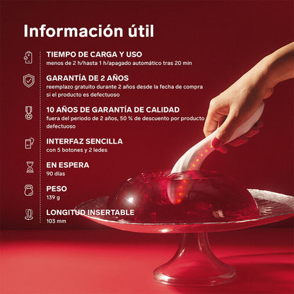 LELO Mona Spectra – Vibromasseur point G connecté – vue produit 7