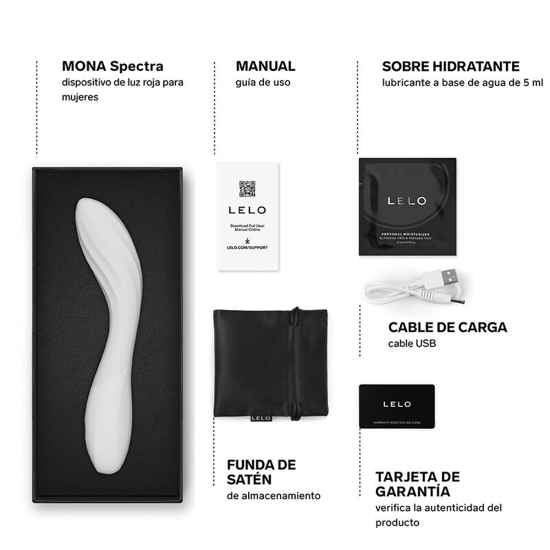 LELO Mona Spectra – Vibromasseur point G connecté – vue produit 8