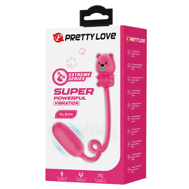Pretty Love Olson — Bullet rechargeable télécommandé rose — vue officielle 3