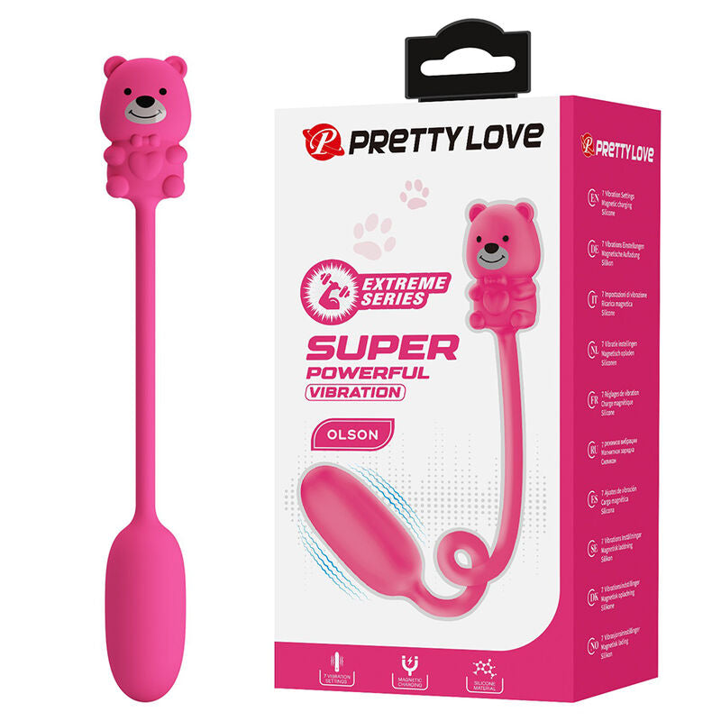 Pretty Love Olson — Bullet rechargeable télécommandé rose — vue officielle 1