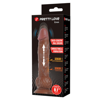 Pretty Love Eren — Godemichet vibrant à poussée 20,5 cm — vue officielle 9
