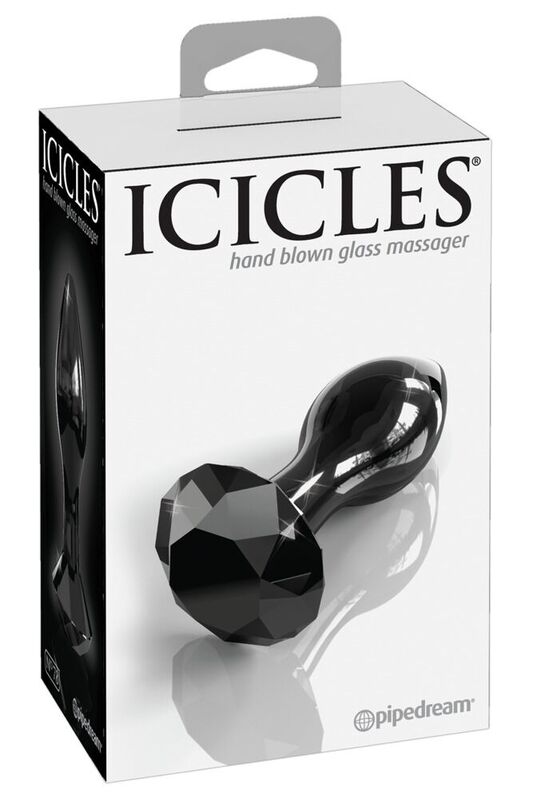 Icicles n°78 — plug anal en verre — verre — vue 1
