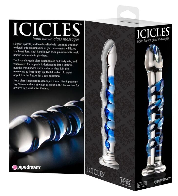 Icicles n°05 — masseur en verre — verre — vue 6