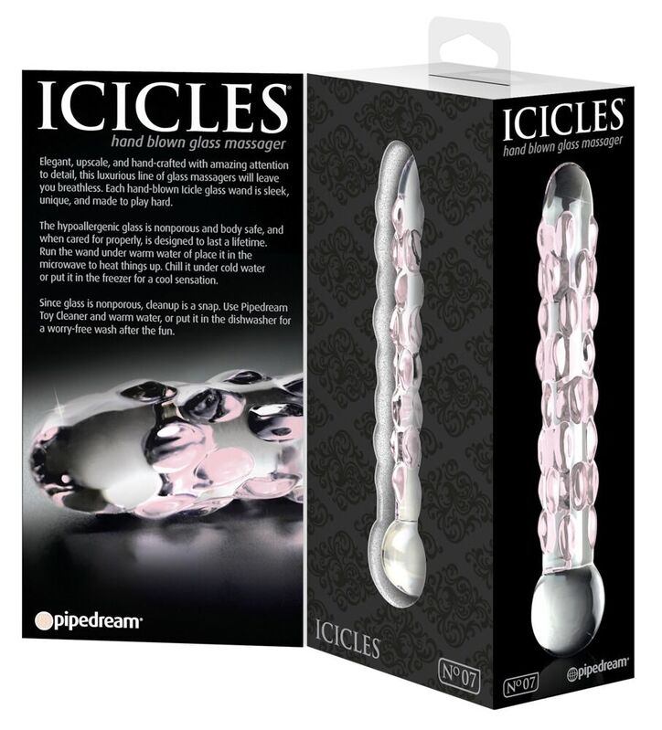 Icicles n°07 — masseur en verre — verre — vue 3