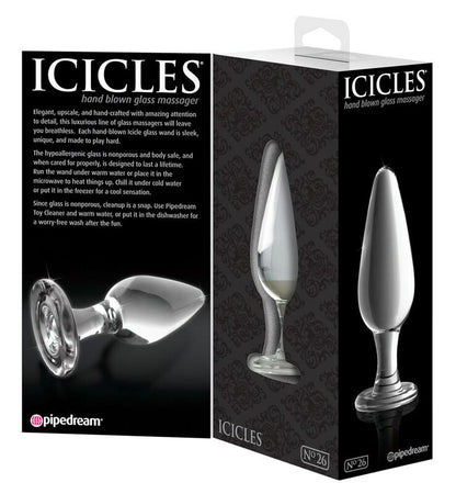 Icicles n°26 — masseur en verre — verre — vue 2