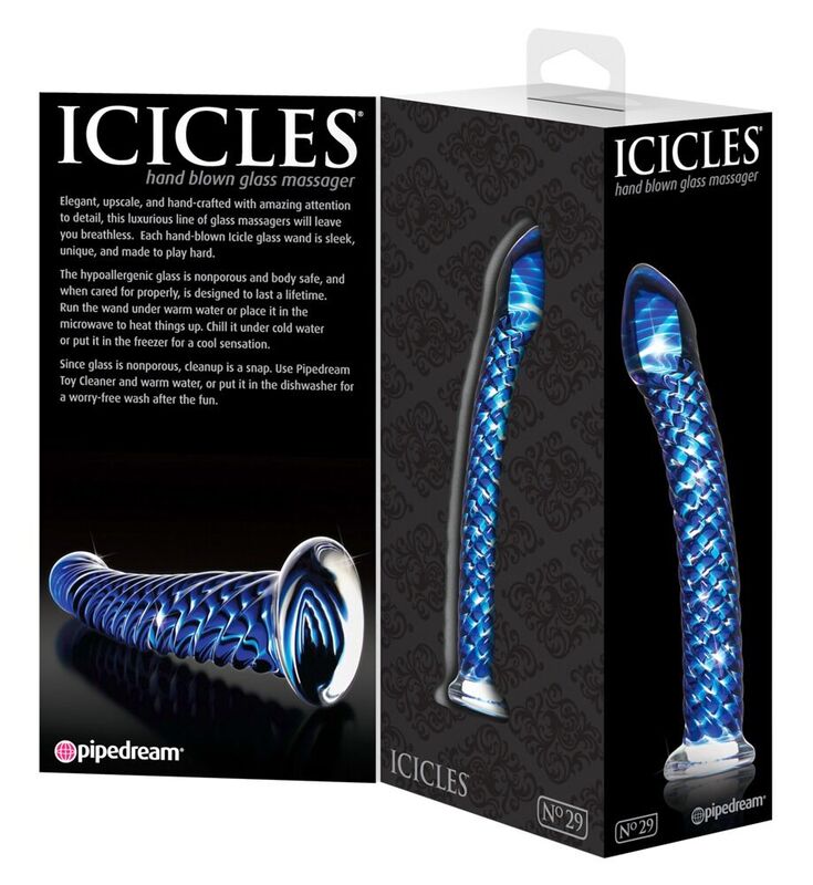Icicles n°29 — masseur en verre — verre — vue 2