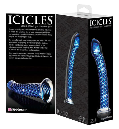 Icicles n°29 — masseur en verre — verre — vue 2