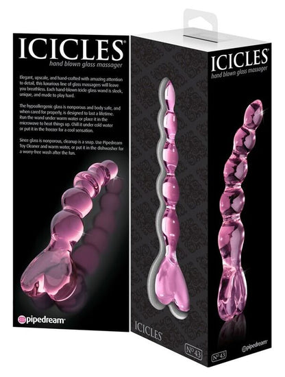Icicles n°43 — masseur en verre — verre — vue 3