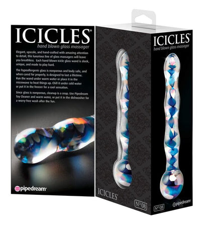 Icicles n°08 — masseur en verre — verre — vue 3