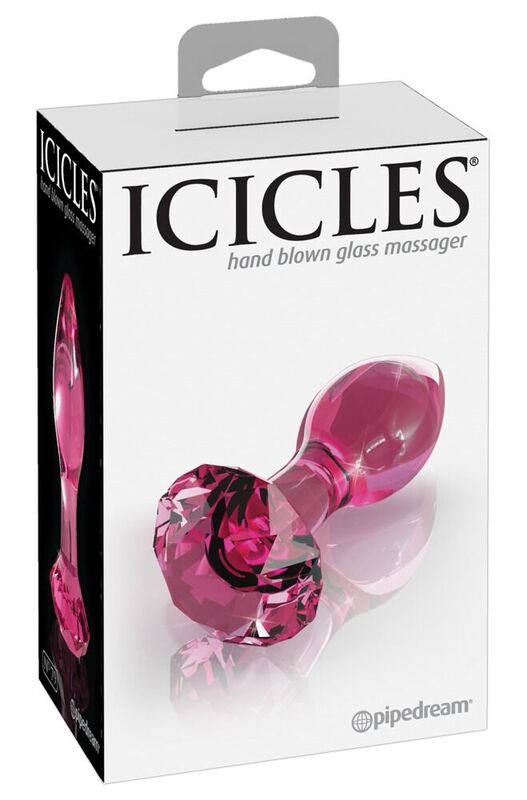 Icicles n°79 — plug anal en verre — verre — vue 1