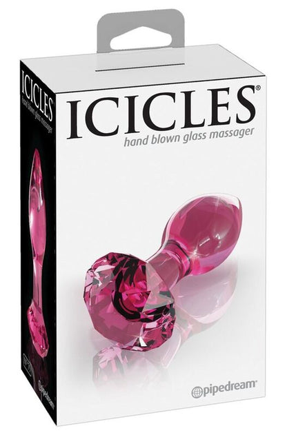Icicles n°79 — plug anal en verre — verre — vue 1