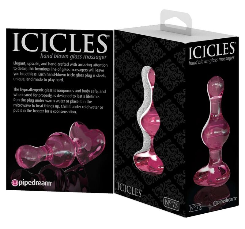 Icicles n°75 — gode en verre — verre — vue 3