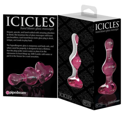 Icicles n°75 — gode en verre — verre — vue 3