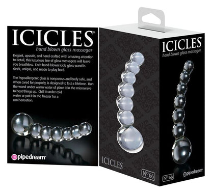 Icicles n°66 — masseur en verre — verre — vue 3