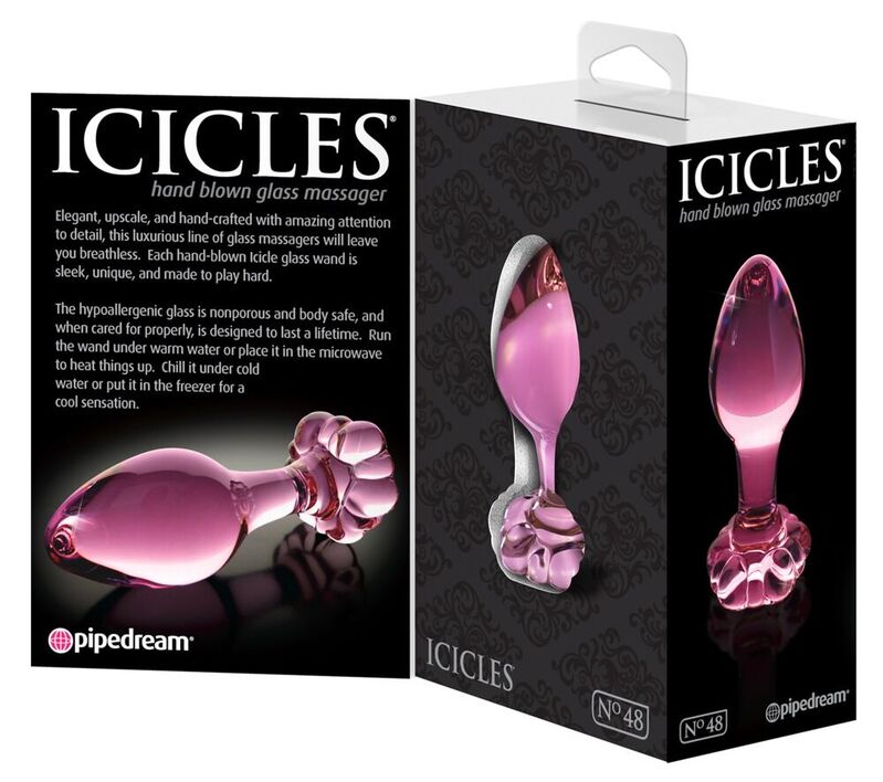 Icicles n°48 — masseur en verre — verre — vue 3