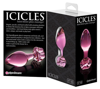 Icicles n°48 — masseur en verre — verre — vue 3
